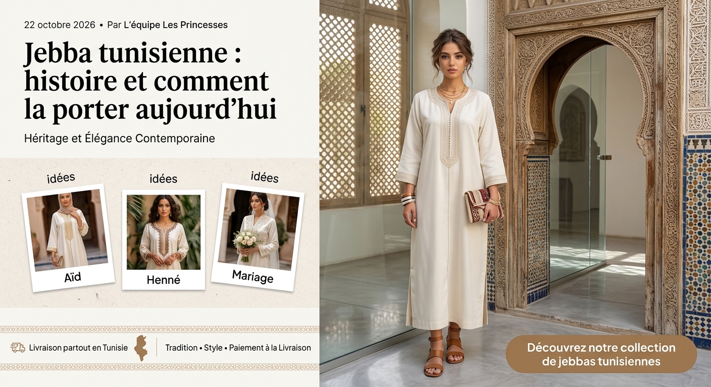 Jebba tunisienne : histoire et comment la porter aujourd’hui